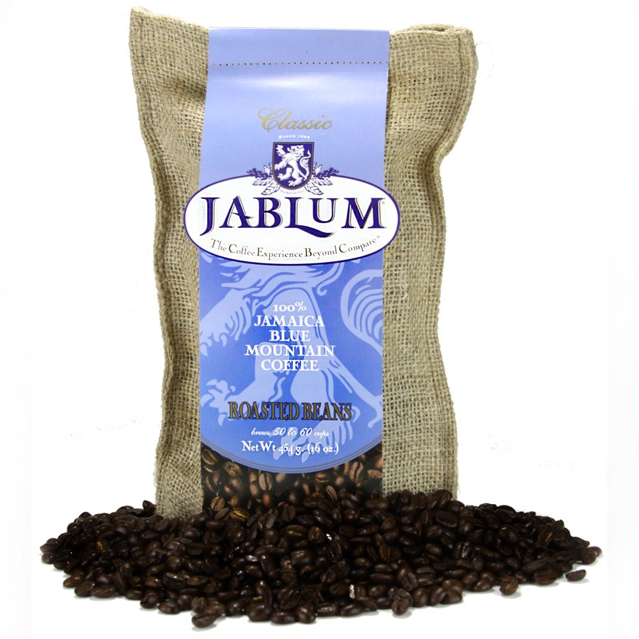 thumbnail image 2 of Jablum Jamaica Blue Mountain Whole Bean Coffee – 16 Oz – Organic & Vegan – Roasted In Jamaica 2 of 6