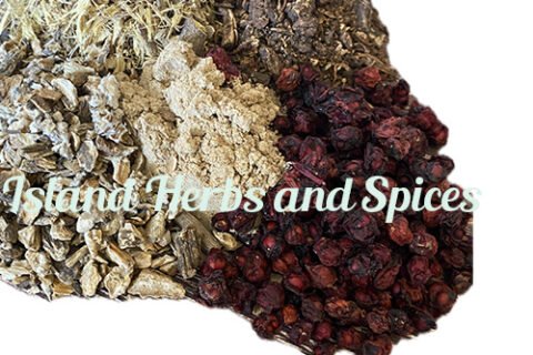 Cup of Liver Support Herbal Tea made with Milk Thistle, Dandelion Root, Burdock Root, Schisandra Berry, and Licorice Root herbs.